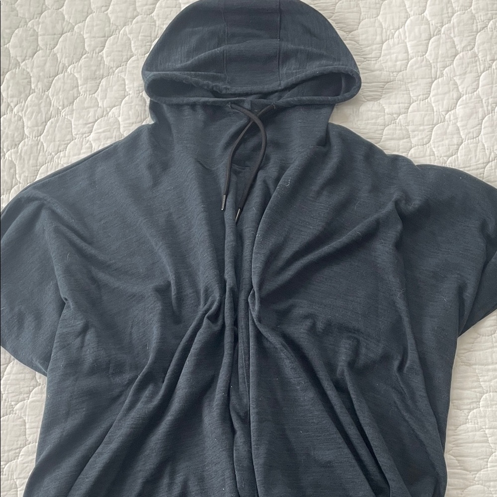 GAP Charcoal Hooded Poncho